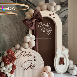 LEDA Nuevo Diseño Arco Decorativo de Pared Colorido, Fondo de PVC, Soporte de Arco 3D, Decoración para Bodas, Eventos y Fiestas - Product Image 3