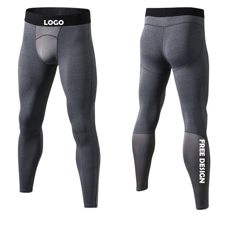 Bán Sỉ Trang Phục Thể Thao Số Lượng Lớn Quần Legging Tập Thể Dục Nam Tùy Chỉnh Co Giãn Cao Nhanh Khô Quần Bó Thể Thao