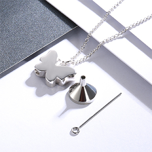 de Plata de Ley 925 joyería de la cremación Memorial <span class=keywords><strong>ceniza</strong></span> colgante mariposa urna de cenizas collar por duelo regalo regalos - Product Image 6