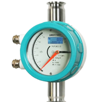 Metal Tube Rotameter Variable Area Flow Meter Local Pointer LCD Display 4~20mA RS485 Explosion Proof for Liquid Oil Water