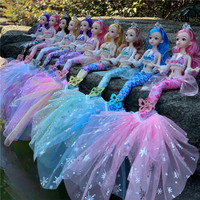 Vente flash : poupée de 12 pouces, poupée poisson à queue de diamant avec des ailes de papillon, jouet princesse, poupée sirène pour fille