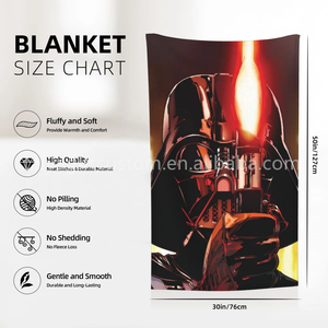 Personalized Custom <strong>Name</strong> Blanket Star &amp; <strong>Wars</strong> Classic Blankets Memorial Blanket Home Decor Christmas Mothers Day Gift - Product Image 5