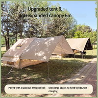 Vente en gros Grande tente de camping toutes saisons Tente cabine avec moustiquaire double couche occultante 4-6 personnes pour fête en plein air