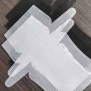 Feuille de toile en <span class=keywords><strong>maille</strong></span> plastique 4 pièces 36cm 14 pouces pour la fabrication de sacs au <span class=keywords><strong>crochet</strong></span> Toile vierge croisée pour la broderie, <span class=keywords><strong>maille</strong></span> au <span class=keywords><strong>crochet</strong></span> en tricot - Product Image 2