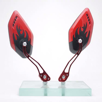 Rétroviseurs de moto XYRacing, ensemble de 2 pièces, en alliage d'aluminium M8 M10, rétroviseurs latéraux universels pour scooter, vente en gros