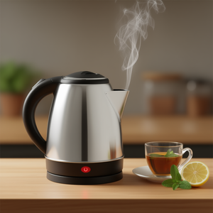 กาต้มน้ำไฟฟ้า 1.8 ลิตร สแตนเลสสตีล ต้มเร็ว สำหรับชา กาแฟ - Product Image 3