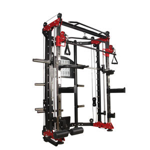 Rack de Sentadillas Smith de 50 kg/<span class=keywords><strong>Grupo</strong></span>, Totalmente 2 Grupos, Equipo de Gimnasio Profesional, Máquina de Ejercicios de Entrenamiento de Fuerza y Fitness - Product Image 4