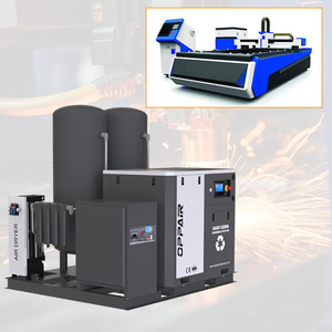37Kw 50hp <span class=keywords><strong>Skid</strong></span> gắn máy nén khí với xe tăng lạnh máy sấy không khí - Product Image 2