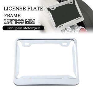 Tùy chỉnh thép không gỉ sợi carbon xe máy giấy phép tấm khung - Product Image 2