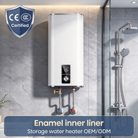 Chauffe-eau électrique mural 30L à réservoir émaillé, chauffe-eau rapide pour salle de bain, marque personnalisée