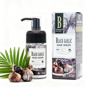 ウィッグと人間の髪のための黒ガーリックセラム卸売アンチフリズシルキーヘアセラム無料サンプルプライベートラベル - Product Image 1