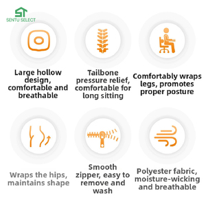 <span class=keywords><strong>Coussin</strong></span> ergonomique en forme <span class=keywords><strong>de</strong></span> donut CE pour soulager les hémorroïdes et la pression du coccyx, <span class=keywords><strong>coussin</strong></span> <span class=keywords><strong>de</strong></span> bureau pour la post-partum, la <span class=keywords><strong>grossesse</strong></span> et les longues périodes assises - Product Image 4