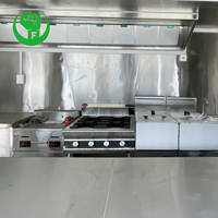 2025 Vente Chaude Sortie D'usine Polyvalent Mobile Électrique Fast Food Snack Boisson Boissons Rose Alimentaire Remorque
