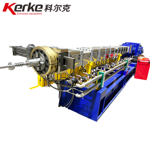 PLC Plastic Pellets Machine Extrusion Thermoplastic Elastomer Sbs/eva/tpu/tpr/tpv/tpe Plastic Twin Screw Extruder