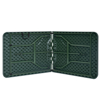 Table pliante rectangulaire moderne portable Table en plastique de banquet d'événement de fête de mariage en plein air