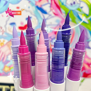 Nuovo colore a buon mercato 9 24 36 48 72 multicolore punta morbida liquido diretto o cotone centro acrilico marcatore - Product Image 1