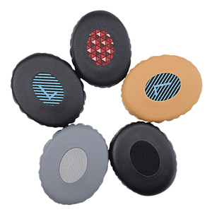Coussinets d'oreille de remplacement en cuir protéiné pour casque <span class=keywords><strong>Bose</strong></span> OE2 OE2i <span class=keywords><strong>SoundTrue</strong></span> SoundLink, coussinets en mousse à mémoire de forme - Product Image 2
