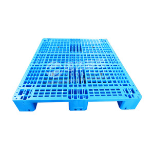 พาเลทพลาสติกสีน้ำเงินแบบเร็ว 1200x1000x120 มม. แบบเข้าได้สี่ทาง สำหรับโลจิสติกส์และคลังสินค้า - Product Image 5