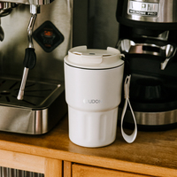Bouteille isotherme sous vide en acier inoxydable 300ml/400ml/600ml, sans BPA, anti-fuite, avec paille, pour café et eau