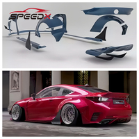 Pour Lexus RC 350 300 Kit de carrosserie large en Fiber de carbone lexus Rc aileron de garde-boue Kits de pare-chocs avant arrière