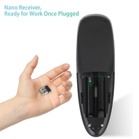 Hot 2.4G Voice Learning Code 3 axes G10s Air Mouse Télécommande Utilisation universelle pour Android Box