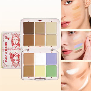 Palette <span class=keywords><strong>de</strong></span> contouring et correcteur haute qualité, crémeuse, personnalisable, 12 couleurs, minérale, waterproof, haute couvrance, contrôle du sébum, illuminateur et contouring - Product Image 3