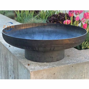 Foyer en acier coupé de style minimaliste, résistant à la corrosion, peut être utilisé comme pièce d'eau dans le jardinadapté aux barbecues - Product Image 3