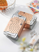 Boîte en métal personnalisée imprimée pour biscuits, pâtisseries, gâteaux, emballage cadeau, vente en gros