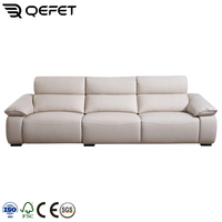 Juego de Sofás Chesterfield Inteligente y Eléctrico de Ecopiel con Diseño Contemporáneo Sofá Reclinable para Apartamento de Lujo y Sala de Estar