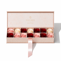Boîtes d'emballage personnalisées en carton ondulé pour le transport de fleurs fraîches, emballages de bouquets de roses, boîtes en carton pour fleurs