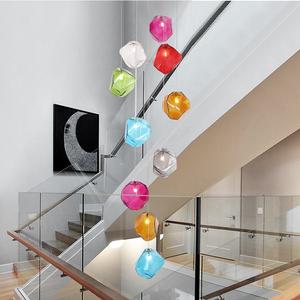 <span class=keywords><strong>Luminaire</strong></span> LED à une lumière de style industriel <span class=keywords><strong>en</strong></span> <span class=keywords><strong>verre</strong></span> grainé coloré, <span class=keywords><strong>luminaire</strong></span> <span class=keywords><strong>suspendu</strong></span> à abat-jour <span class=keywords><strong>en</strong></span> <span class=keywords><strong>verre</strong></span>, près du plafond - Product Image 4