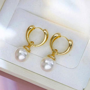 Accessoires en perles DIY 2018, plateau vide en argent S925 pour boucles d'oreilles avec perles rondes de 9 à 15 mm, bijoux en argent tendance, boucle d'oreille - Product Image 3