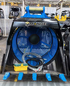Godet de criblage rotatif MONDE, utilisé <span class=keywords><strong>pour</strong></span> le criblage du sol et des roches dans les applications de machines de construction <span class=keywords><strong>pour</strong></span> diverses excavatrices - Product Image 3