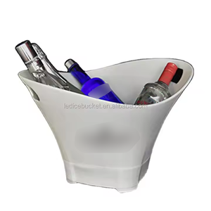 Hộp Đêm <span class=keywords><strong>Bar</strong></span> Khách Sạn Oval Clear Acrylic Nhựa Sạc Điện <span class=keywords><strong>Led</strong></span> Ánh Sáng <span class=keywords><strong>Ice</strong></span> <span class=keywords><strong>Bucket</strong></span> Cooler - Product Image 6