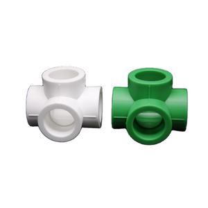 צינור pppr מתאים 90 פר אביזרי פלסטיק 4 דרך צינור המרפק Connector20-63mm - Product Image 4