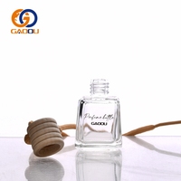 Bouteilles de diffuseur de parfum pour voiture, flacons vides pour huiles essentielles, bouteilles en verre transparent avec bouchon en liège