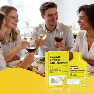Integratore Liquido Naturale a Base di Erbe per la Protezione del Fegato e il Sollievo dalla Sbornia al Gusto di Arancia, Etichetta Privata OEM ODM Fornitore Globale - Product Image 2