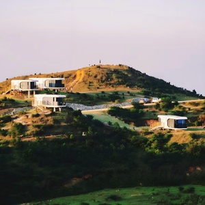 Prefab บ้านแคปซูลเตียงห้องโดยสารโรงแรมภาชนะบ้านรังไหมบ้านเคลื่อนที่กลางแจ้งบ้านแคปซูลสุดหรู - Product Image 5