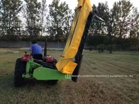 Grande faucheuse récolteuse suspendue multi-usages pour fourrage et blé, semi-automatique, à moteur diesel, pour tracteur à quatre roues