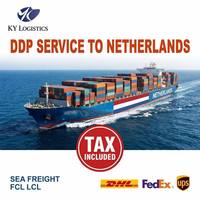 Agent maritime fiable pour les services logistiques aux Pays-Bas, transitaire Chine-Rotterdam, fret maritime et aérien DDP, le meilleur mondial