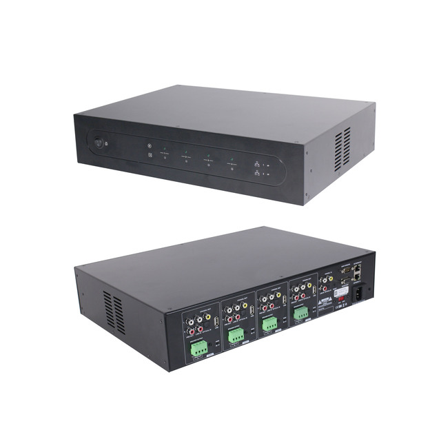8 Channel WiFi Blue-tooth Multi-room Home Audio System Stereo Audio Amplifier with Airplay2 DLNA Spotify Alexa