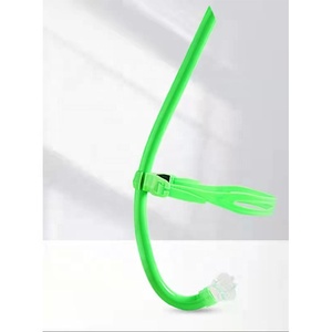 Benutzer definiertes Logo PVC Silica Gel Tauchen Schwimmen Atems ch lauch Sicher Schnorchel rohr Schwimmen Front Schnorchel Für Kinder - Product Image 6