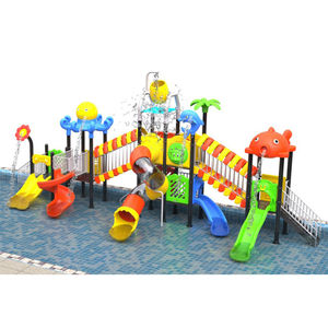 Nước thương mại thế giới hồ bơi ngoài trời Aqua HDPE nhựa lớn trượt nước cho trẻ em - Product Image 5