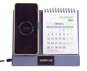 2025 Innovation Calendar Promotion Custom Calendar with Wireless Charging Advent Table Electronic Advent Desk Calendar