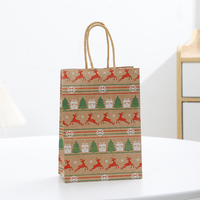 Sac cadeau d'expédition de Noël réutilisable personnalisé sacs cadeaux personnalisés pour joyeux Noël sac en papier pour fête de Père Noël