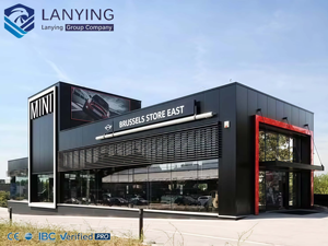 Almacén <span class=keywords><strong>Prefabricado</strong></span> Certificado CWB - Construcción de Estructura de Acero Galvanizado por Inmersión en Caliente para Almacenamiento Industrial - Product Image 1