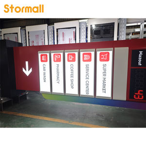 Insegna Digitale a Gas per Esterni, Design Personalizzato di Fabbrica, Insegna Illuminata a <span class=keywords><strong>LED</strong></span> per Stazioni di Servizio in Alluminio - Product Image 6