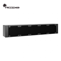 Radiateur de refroidissement d'eau pour serveur, 5 emplacements pour ventilateurs, RoHS, radiateur en aluminium de 60 mm. SR-LP40-60X5F75