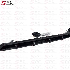 Lèvre avant en fibre de carbone sèche SPC W465 style TC pour spoiler avant W464 pour <span class=keywords><strong>Mercedes</strong></span> Benz G Wagon G500 G63 2019+ W464 W465 - Product Image 5