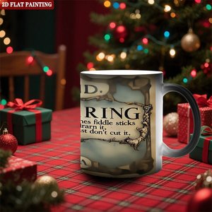 Heat Sensitive Mug 11oz Frosted Black <b>Ceramic</b> Custom Sublimation Coffee <b>Cup</b> - Product Image 2